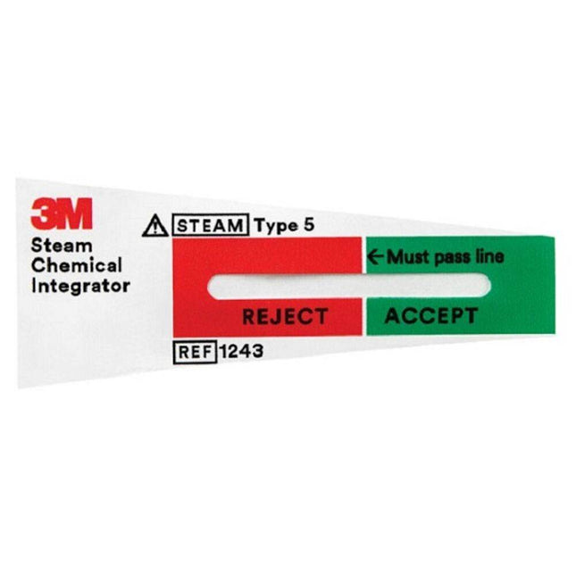 Indikaattori Attest Steam Chemical Integrator 1243B folioliuska