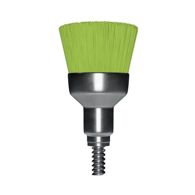 ORBIS Puhdistusharja nylon suippo medium lime ruuvattava