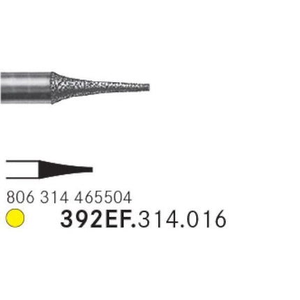 Interdental 5 mm FG timantti extra fine 392EF/016