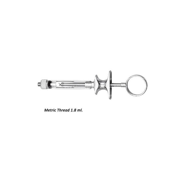 Brass Series Puudutusruisku Manuaalisesti Aspiroiva Euro 1.8Ml. Metric
