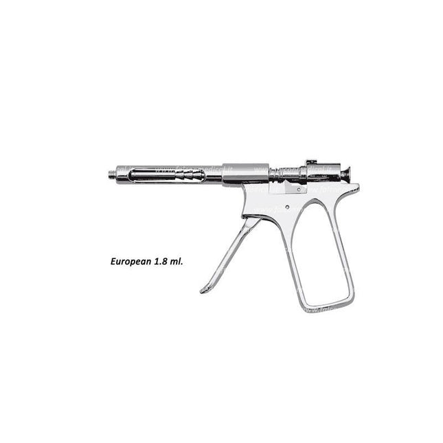 Brass Series Intraligamenttipuudutusruisku Pistol-Ject, 1.8Ml. (Metric)
