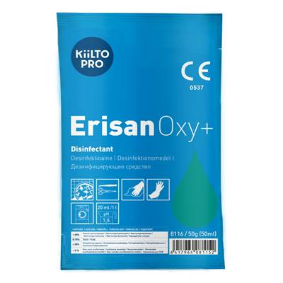 Erisan Oxy+ desinfektioaine 50 g kertapakkaus