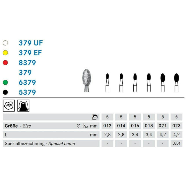 Muna FG timantti 2,8 mm