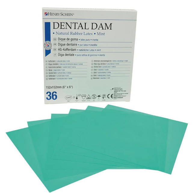 Latex kofferdam medium 15cmx15cm