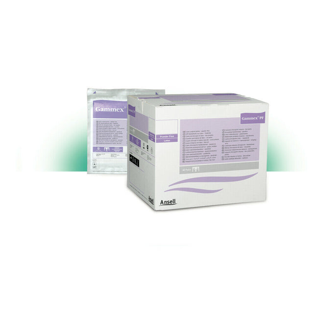 Leikkauskäsineet Gammex PF latex koko 6,5