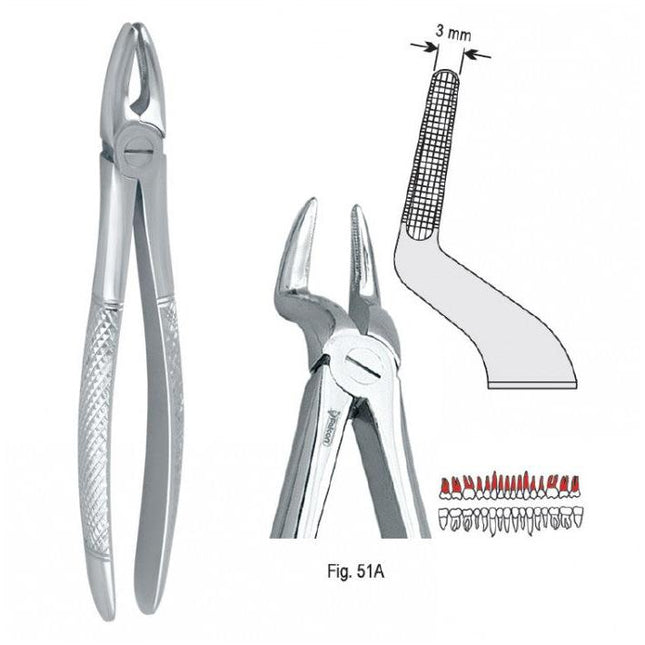 Yläjuuripihti taka-alue, 51A (3mm)