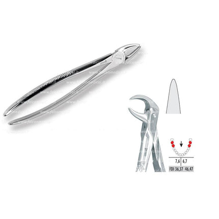 Poistopihti euroop.malli 86A, lehmänsarvi