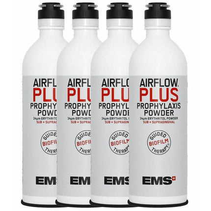 Puhdistusjauhe AIR-FLOW Plus (erytritoli) 4 alumiinipulloa 4 x 400 g