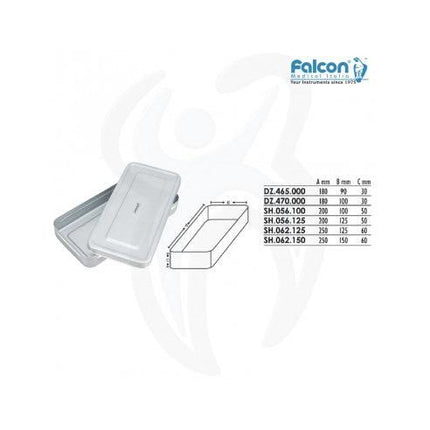 Stainless Steel Instrumenttirasia Kannella,Perforoitu