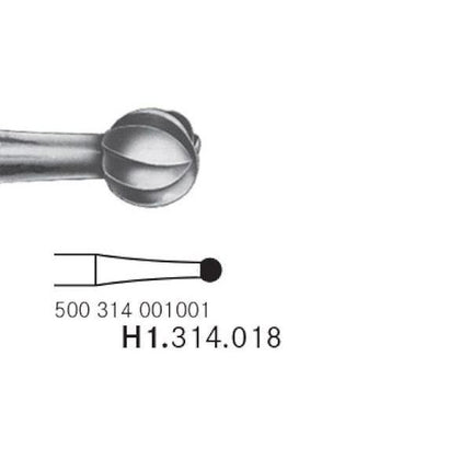 Ruusupora koko 016 FG kovametalli H 1/016