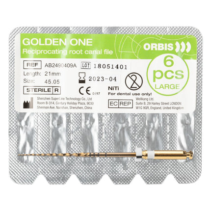 Orbis Golden One steriili neula large 45.05 21mm valkoinen