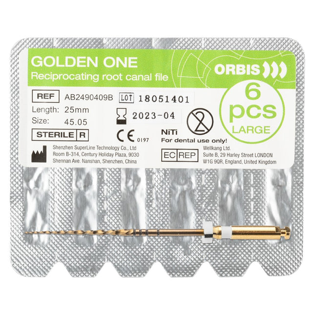 Orbis Golden One steriili neula large 45.05 25 mm valkoinen