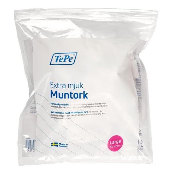 TePe kuivan suun puhdistus-/kostutustikku Large