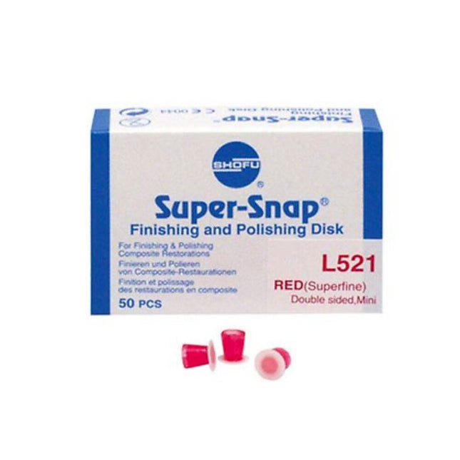 Super-Snap mini kiillotuskiekko refill punainen