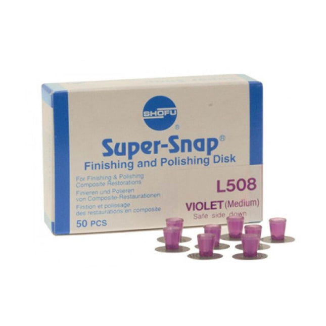 Super-Snap yksipuoliset kiillotuskiekot, violetti