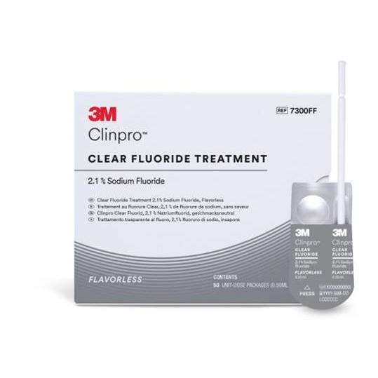Clinpro Clear fluorilakka Unidose ilman makua