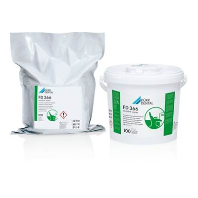 FD 366 Sensitive Wipes desinfiointiliinat annostelijasssa