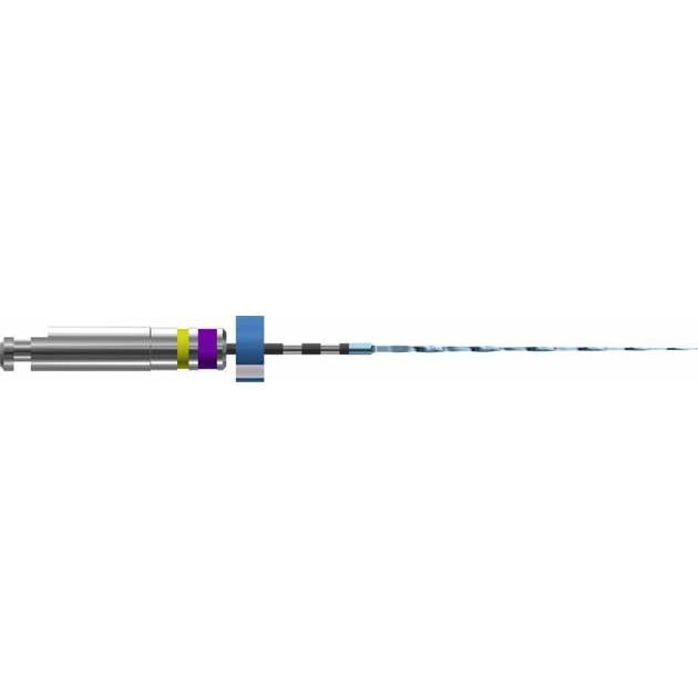RaCe Evo steriili 25mm .02/10 RE1, keltainen/lila 6 x 1 kpl